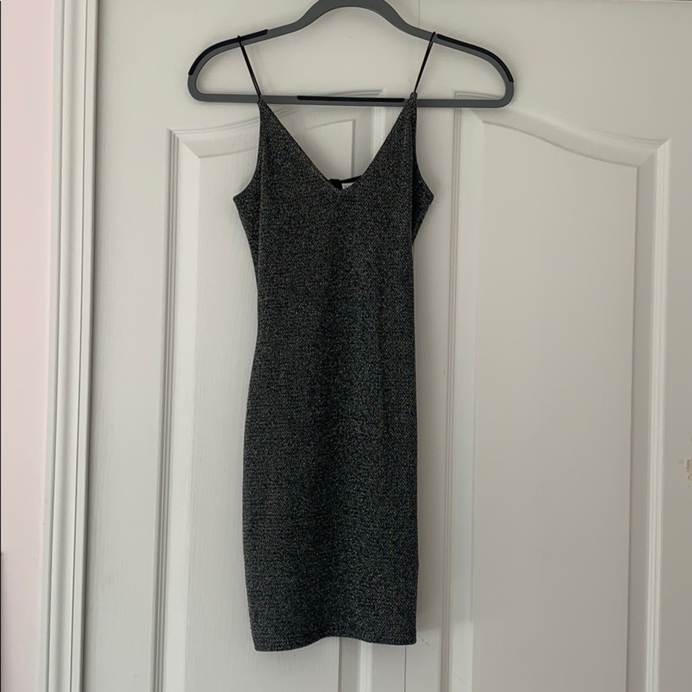 H&M sparkly mini dress